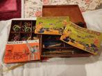 Houten kist met Meccano onderdelen en boekjes, Ophalen of Verzenden