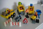 Lego duplo  wegenbouwset met Bob de Bouwer trilmachine, Kinderen en Baby's, Speelgoed | Duplo en Lego, Duplo, Zo goed als nieuw