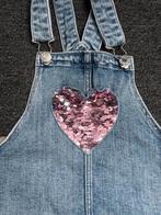 H&M Maat 134 Spijkerjurk met Hart, Gebruikt, Meisje, H&M, Ophalen of Verzenden