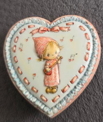 Vintage 1973 Hallmark Valentijn broche beschikbaar voor biedingen