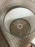 Groen/grijze lampenkap, Huis en Inrichting, Lampen | Lampenkappen, Ophalen, Rond, Zo goed als nieuw, Grijs