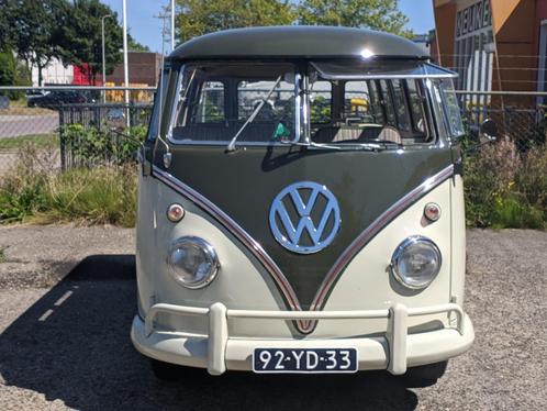 VW T1 Samba spijlbus 1974 Brasil, Auto's, Oldtimers, Particulier, Open dak, Panoramadak, Radio, Volkswagen, Benzine, Overige carrosserieën