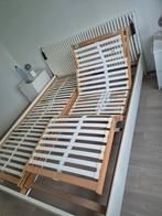 Elektrisch Verstelbaar Bed 2x90x180, Huis en Inrichting, Slaapkamer | Bedden, Ophalen, 90 cm, Wit, Tweepersoons
