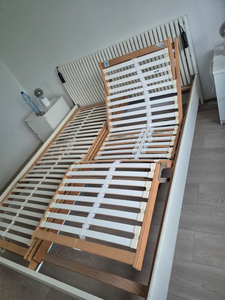 Elektrisch Verstelbaar Bed 2x90x200, Huis en Inrichting, Slaapkamer | Bedden, Gebruikt, Tweepersoons, 90 cm, 190 cm of minder