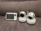 Babyfoon luvion essential plus met 2 camera’s, Ophalen, Zo goed als nieuw, 100 tot 250 meter, Camera