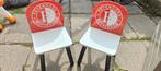 2 Feyenoord stoeltjes + tafeltje te koop, Ophalen, Zo goed als nieuw, Tafel(s) en Stoel(en)