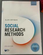 Social Research Methods Book, Boeken, Studieboeken en Cursussen, Ophalen, Alan Bryman, Alpha, WO