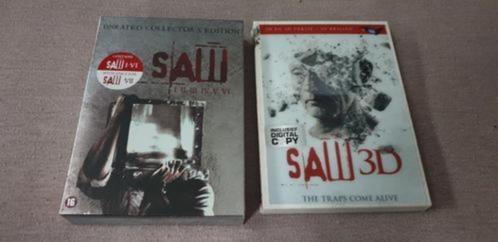 Te koop dvd box Saw 1-6 en dvd Saw 3d, Cd's en Dvd's, Dvd's | Horror, Zo goed als nieuw, Overige genres, Vanaf 16 jaar, Ophalen of Verzenden