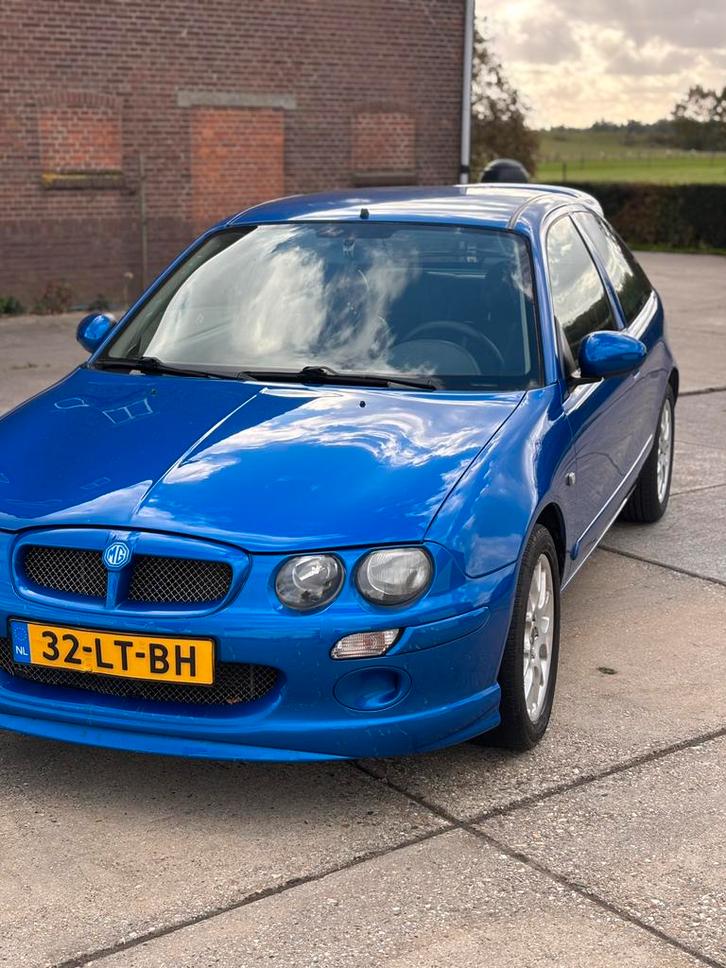 MG ZR 1.4 105 3DR 2003 Blauw, Auto's, MG, Particulier, ABS, Airbags, Alarm, Bluetooth, Elektrische buitenspiegels, Lichtmetalen velgen