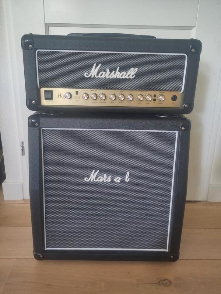 Marshall Haze MHZ15 Half Stack, Muziek en Instrumenten, Versterkers | Bas en Gitaar, Gebruikt, Minder dan 50 watt, Ophalen