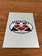 Zilverkleurig plaatje/sticker oud logo Heracles Almelo, Overige binnenlandse clubs, Ophalen of Verzenden, Zo goed als nieuw, Poster, Plaatje of Sticker