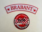 Brabant carnavals rugembleem + strijkembleem, Ophalen of Verzenden, Nieuw
