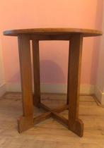 Antiek jaren '30 bijzettafel  Ophalen, Huis en Inrichting, Tafels | Bijzettafels, Minder dan 55 cm, Gebruikt, Rechthoekig, Ophalen