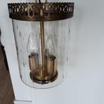 Antieke Lamp met geslepen glas., Antiek en Kunst, Ophalen