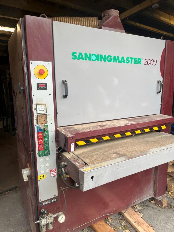 Sandingmaster 2000 Breedbandschuurmachine, Zakelijke goederen, Machines en Bouw | Houtbewerking, Ophalen
