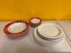 Diverse Borden Set - Diep, Gebak, Wit, Huis en Inrichting, Keuken | Servies, Ophalen, Keramiek, Zo goed als nieuw, Bord(en)