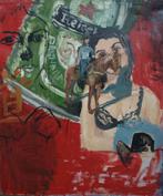 Klashorst-Olieverf-Heineken-150x130 cm-niet gesigneerd, Antiek en Kunst, Kunst | Schilderijen | Modern, Ophalen