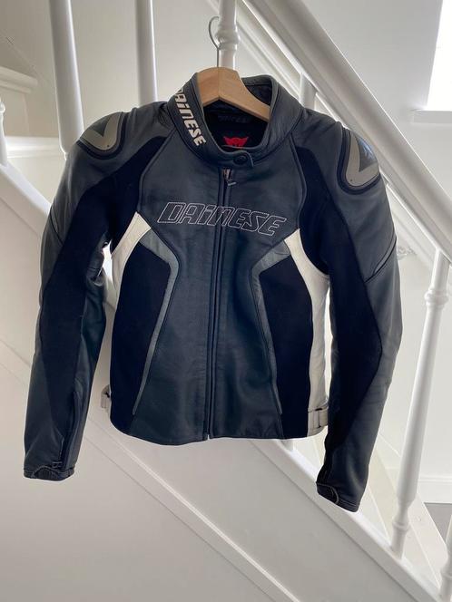 Dainese motorjack leer - dames (Maat 38), Motoren, Kleding | Motorkleding, Jas | leer, Dames, Tweedehands, Ophalen of Verzenden