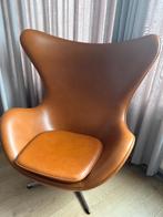 Fritz Hansen Egg Chair original leather, Ophalen, Gebruikt, 75 tot 100 cm, 50 tot 75 cm