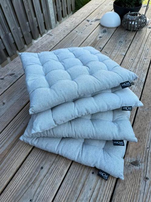[tk] Unique living zitkussens 4 stuks, Tuin en Terras, Tuinmeubel-accessoires, Zo goed als nieuw, Ophalen of Verzenden