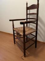 Stoel rieten zitting, Huis en Inrichting, Stoelen, Ophalen, Gebruikt, Bruin, Vintage