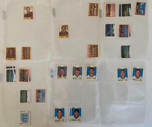 Panini Euro 96: 504 stuks incl dubbele (rode achterkant), Verzamelen, Sportartikelen en Voetbal, Poster, Plaatje of Sticker, Buitenlandse clubs
