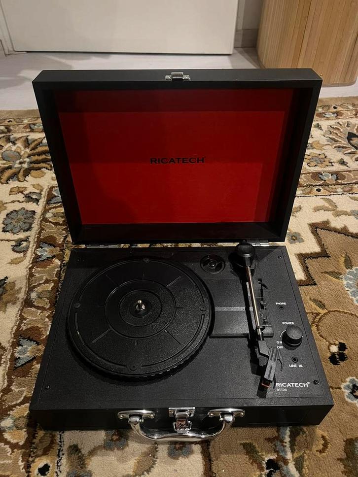 Ricatech platenspeler, Audio, Tv en Foto, Platenspelers, Gebruikt, Platenspeler, Overige merken, Ophalen
