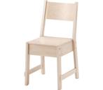 2 noraker Ikea eetstoelen wit gebeitst, Twee, Wit, Zo goed als nieuw, Ophalen