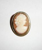 Broche Camee zilver, Gebruikt, Overige kleuren, Verzenden, Minder dan 4 cm