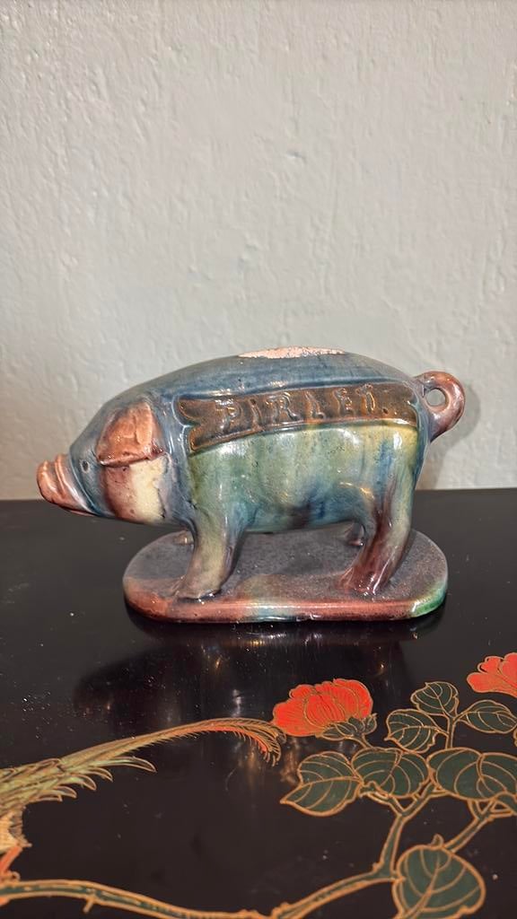 Antieke spaarpot, Antiek en Kunst, Ophalen of Verzenden