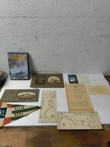 Rotterdam LLoyd S.S.,,SLAMAT" memorabilia  beschikbaar voor biedingen