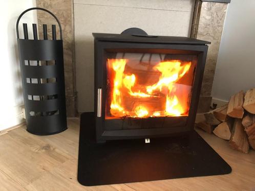 Houtkachel Woodtec, Huis en Inrichting, Kachels, Gebruikt, Inbouw, Houtkachel, Hout, Ophalen