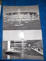 lot 6 ansichtkaarten Expo 1958 Brussel, Verzenden, 1940 tot 1960, Ongelopen, Brussel (Gewest)