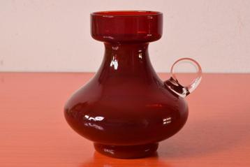 Retro vintage jaren 60 Murano vaas / hyacintvaas / oorvaas beschikbaar voor biedingen