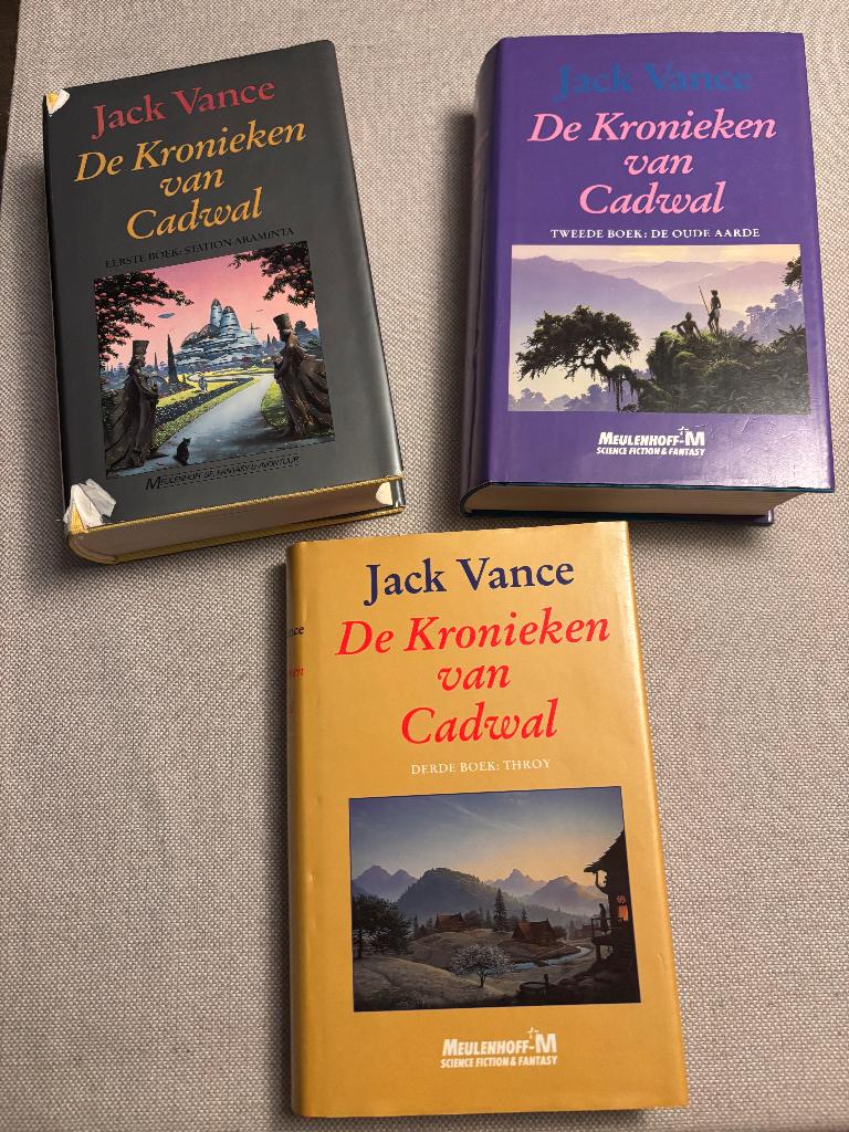 Jack Vance, compleet boeken De Kronieken van Cadwal, Boeken, Ophalen of Verzenden, Gelezen, Jack Vance