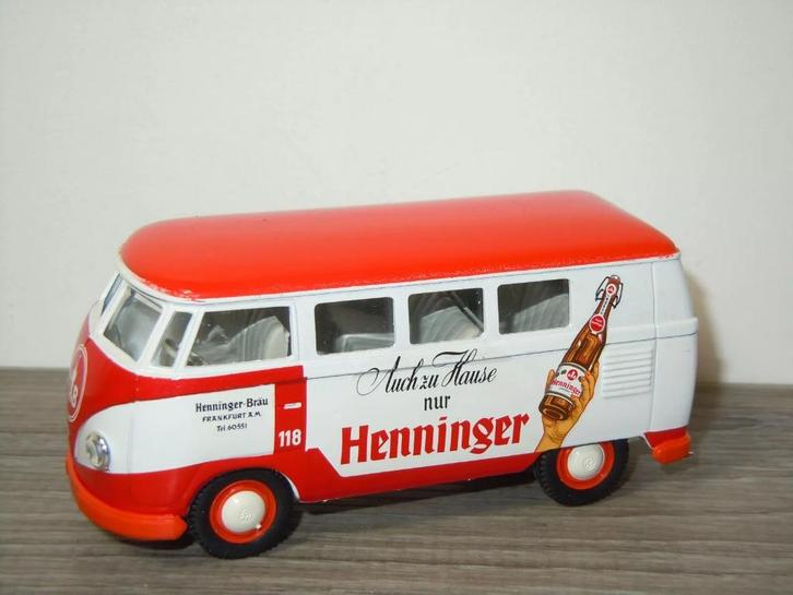 VW Volkswagen T1 Kombi Henninger van Vitesse 1:43, Hobby en Vrije tijd, Modelauto's | 1:43, Zo goed als nieuw, Auto, Overige merken