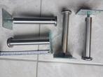 tafel pootjes 16 cm, Tafelpoot, Rond, Zo goed als nieuw, Metaal