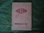 Gilera Motociclo B300 300cc twin 1955 ? instructie boekje, Ophalen of Verzenden, Overige merken