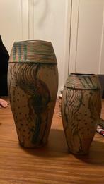 2x Vazen - Ed Meissenberg, Ophalen, Blauw, Aardewerk of Porselein, Zo goed als nieuw