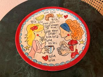 Blond Amsterdam ontbijt bord beschikbaar voor biedingen