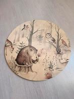 Houten Muurbord Bosdieren Kinderkamer - Zo Goed Als Nieuw, Ophalen, Zo goed als nieuw