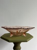Vintage roze persglas schaal,, Ophalen of Verzenden