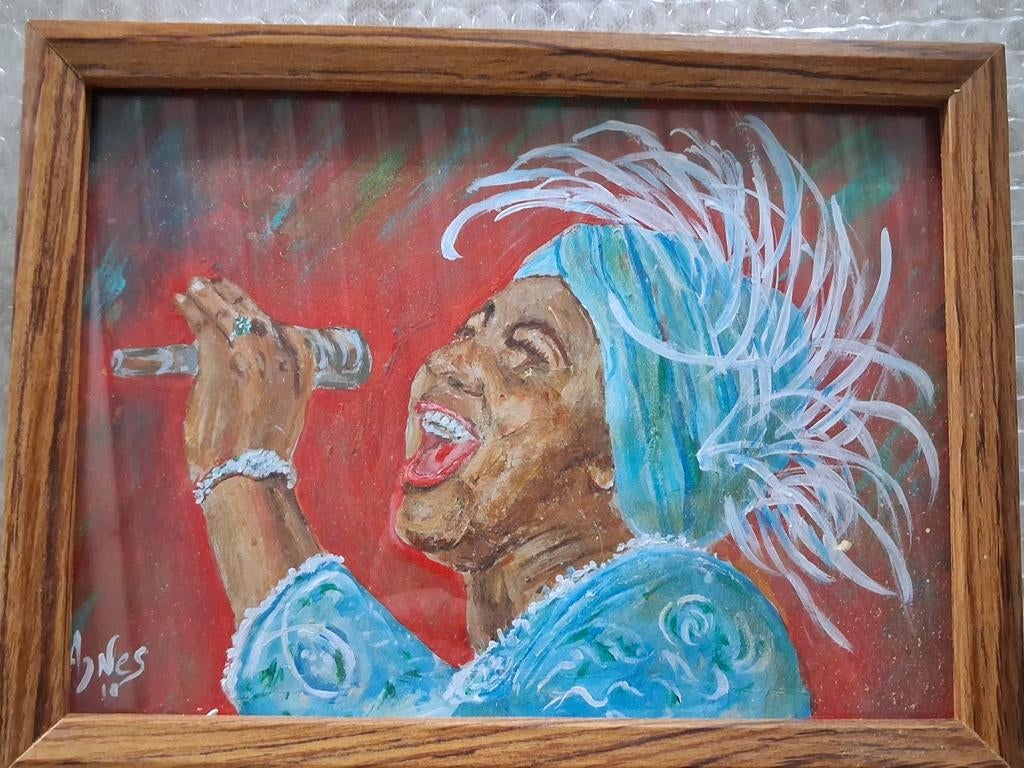 Portret van Aretha Franklin, Ophalen of Verzenden