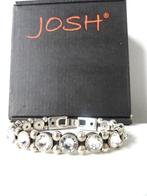Nieuwe Josh dames armband, Nieuw, Met strass, Overige materialen, Zilver