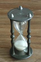 antieke zandloper Daalderop Glas Royal Holland, volgnr 44, Antiek en Kunst, Antiek | Tin, Ophalen of Verzenden