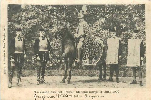 (380-961-035) Leiden Maskerade, Verzamelen, Ansichtkaarten | Nederland, Zuid-Holland, Verzenden