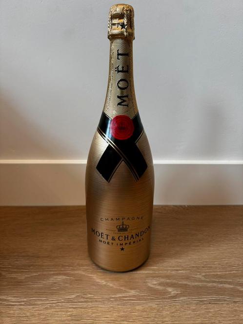 Moët & Chandon Impérial Brut – 1,5L Magnum – Golden Sleeve, Verzamelen, Wijnen, Zo goed als nieuw, Champagne, Frankrijk, Ophalen of Verzenden