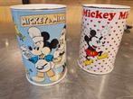 Mickey bank,blik spaarpot disney prijs is per stuk, Ophalen of Verzenden, Mickey Mouse, Gebruikt, Beeldje of Figuurtje