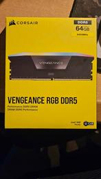 Nieuw; 2x 32gb corsair vengeance DDR5, Computers en Software, RAM geheugen, Nieuw, Ophalen of Verzenden, Desktop, DDR5