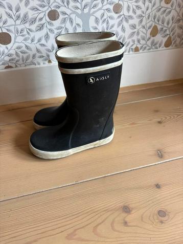 Ailge laarzen/ regenlaarzen maat 26 unisex blauw wit beschikbaar voor biedingen